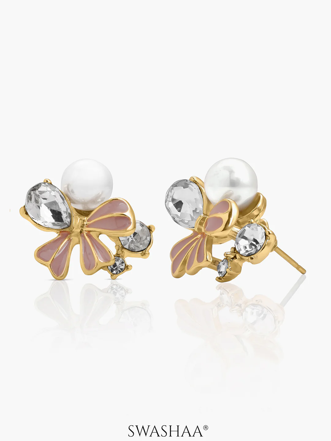 Bloom Pearl Diamond Earrings