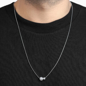 Daren Twin Pearl Men’s Chain Pendant